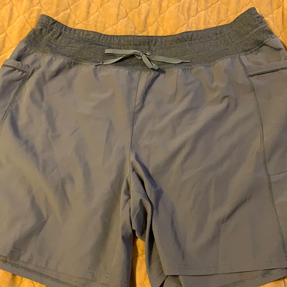 Terra & sky grey thin comfy shorts